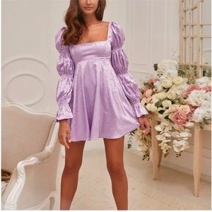 Alamour the Label Purple Cassidy Dress